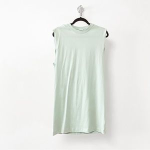 *NWT* H&M Summer Beach Casual Sleeveless Jersey Knit‎ T Shirt Dress Mint Green